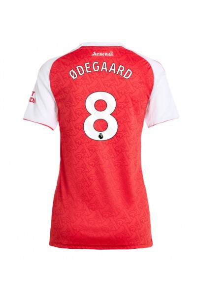 Arsenal Martin Odegaard #8 Jalkapallovaatteet Naisten Kotipaita 2025-26 Lyhythihainen Arsenal Martin Odegaard #8 Jalkapallovaatteet Naisten Kotipaita 2025-26 Lyhythihainen